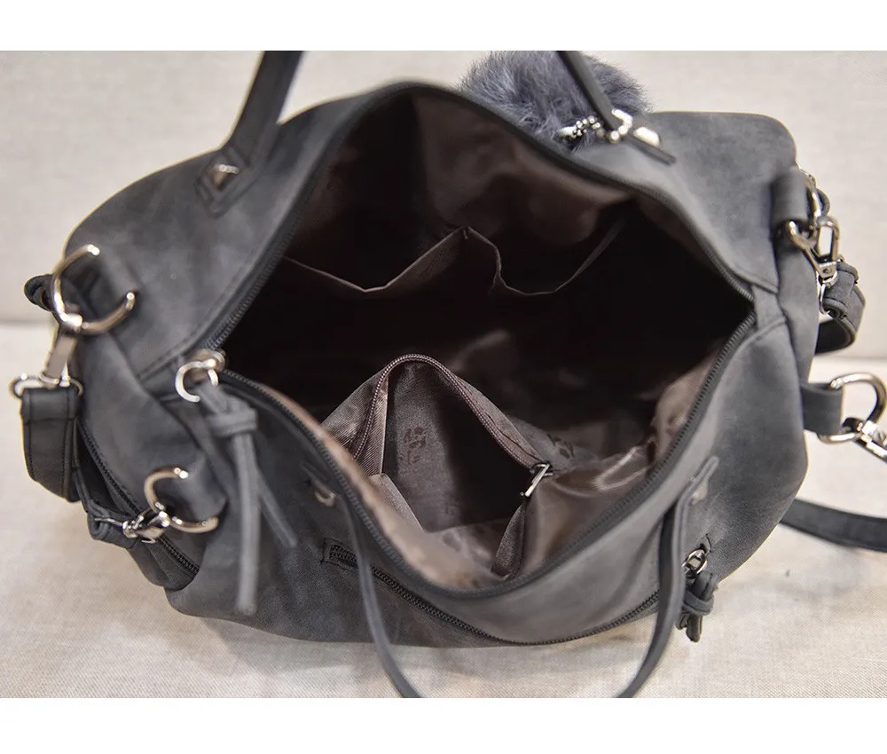 Женская сумка-мессенджер с заклепками большая сумка-тоут сумка на плечо дорожная сумка ретро сумки через плечо Сумки Sac A Dos Femme# T3G