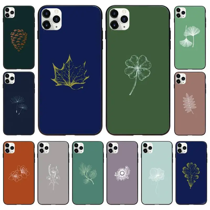 Простота завод чехол для телефона черный IPhone XS 11 12 11/12Pro Макс 5 5s SE 6 6s 7 8 плюс SE2020