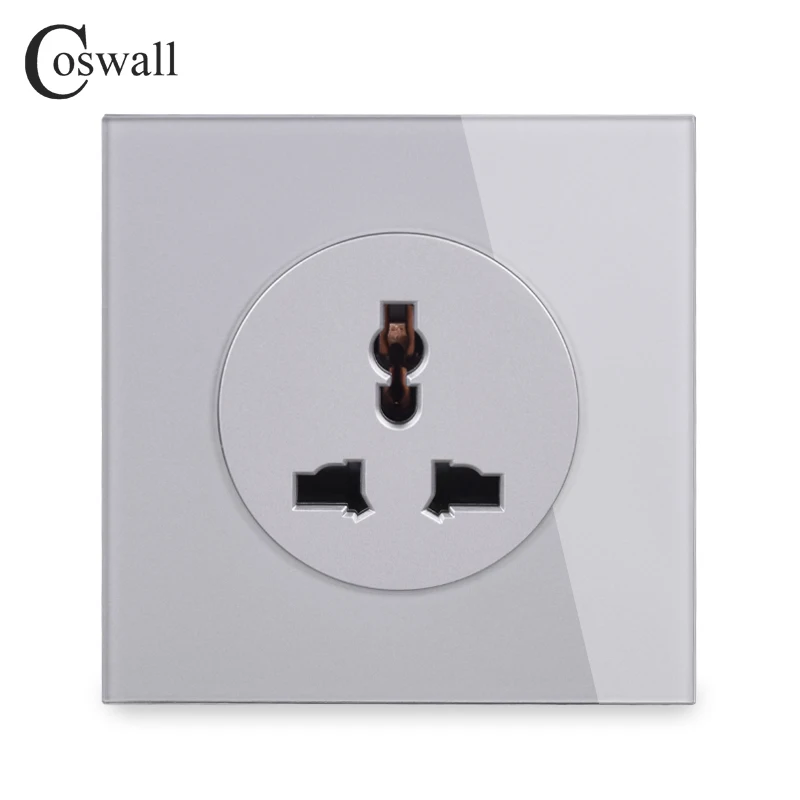 Coswall 2018 Новое поступление панель из хрустального стекла 13A универсальная
