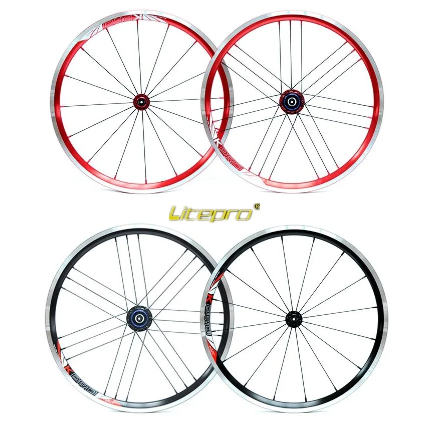 折りたたみ自転車ホイールセットlitepro インチ406 16 21hole超軽量refitingグループフロント74 100リアホイール130 135 Rear Wheel Front Wheelfolding Bike Wheelset Aliexpress