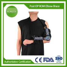 

Komzer Adjustable Post OP ROM Elbow Brace with Hand Grip and Sling Stabilizer Splint, Arm Injury Recovery Support After Surgery