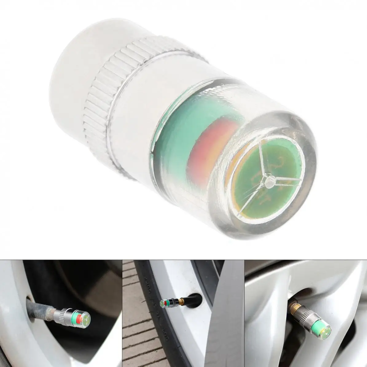 2.4 Bar 36 Psi Car Tire Pressure Monitor Valve Cap Sensor Indicator