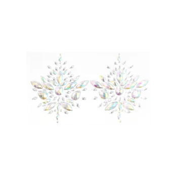 

1 pc Face Gems Acrylic DIY Self Adhesive Make-up Accessory Forehead Jewelry Rhinestone Stickers for Festival Party Stage
