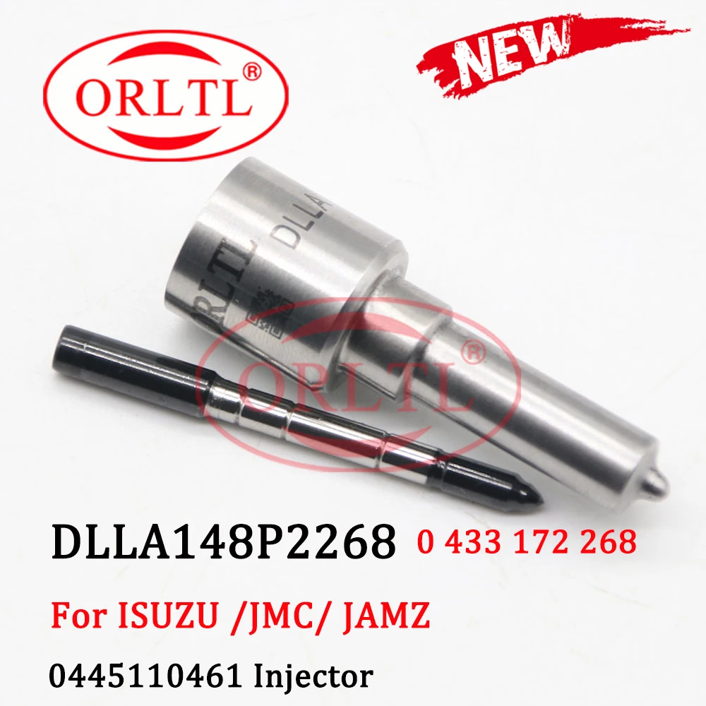 

0445110461 ORLTL Nozzle DLLA148P2268 0 433 172 268 Diesel Injector Nozzle DLLA 148 P 2268 Fuel 0433172268 For JMC AN3-9K546-AA