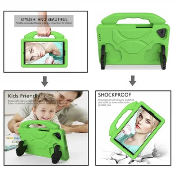 

For Amazon Kindle Fire HD 7 Case Kids Tablet Shell Shockproof EVA Hand-held Stand Cover for Kindle Fire HD7 7” 2015 2017 2019