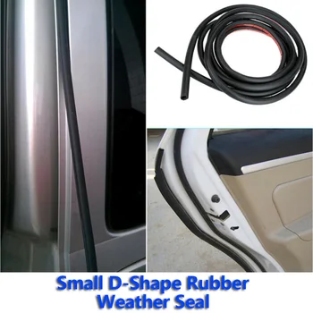 

D-Shape Rubber Strip Door Seal Hood Trunk Trim Weatherstrip Soundproof