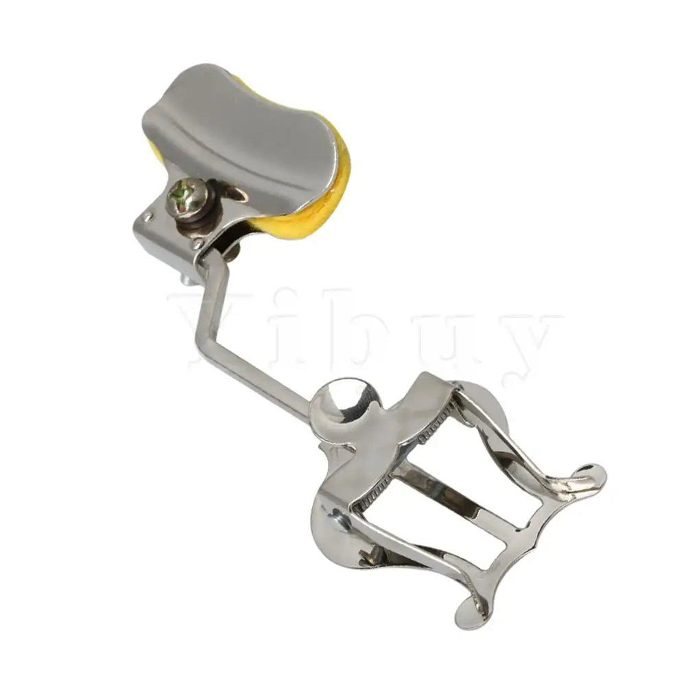 Yibuy 10 Packs Trumpet Sheet Music Clips Lyre Sheet Music Clamp-On Holders