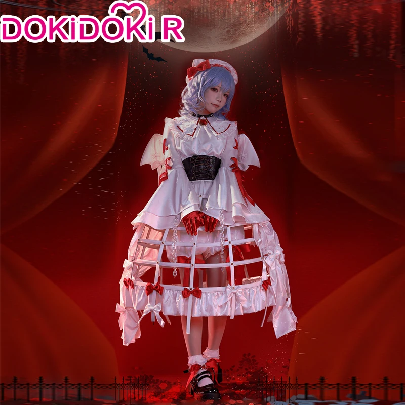 PRE- DokiDoki-R 게임 동방 프로젝트 코스프레 Remilia 스칼렛 코스프레 의상 동방 프로젝트 코스프레