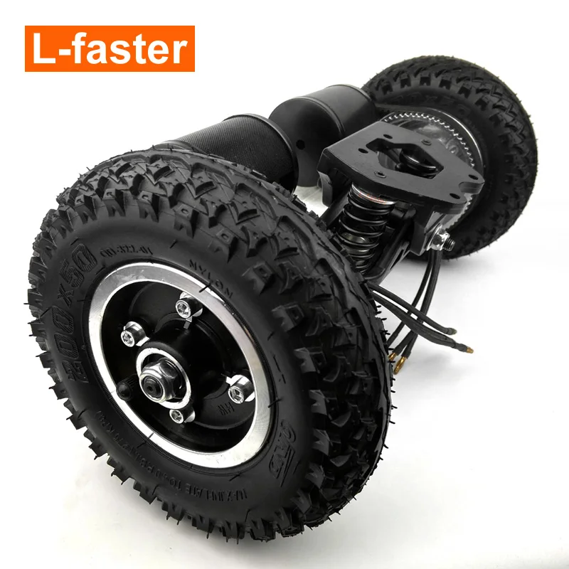 Electric Off Road Skateboard Belt Drive Truck 8 Inch Wheel Mountains Board 11-Inch Frame Electrical All Terrain Longboard