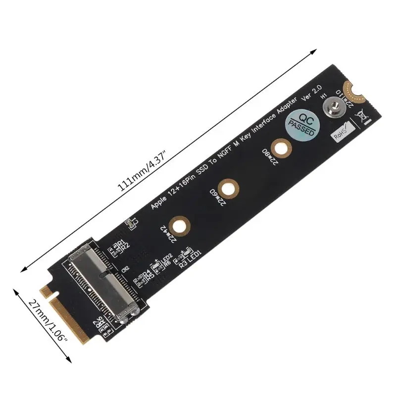 PCIe SSD на M.2 ключ M Адаптер карта для 2013 для Macbook Air Mac Pro retina жесткий диск конвертер на NGFF M2