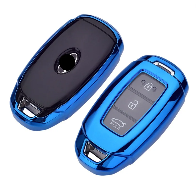 

TPU Key Case key Cover For Hyundai i30 Ix35 KONA Encino Solaris Azera Grandeur Ig Accent Santa Fe Palisade 2017 2018