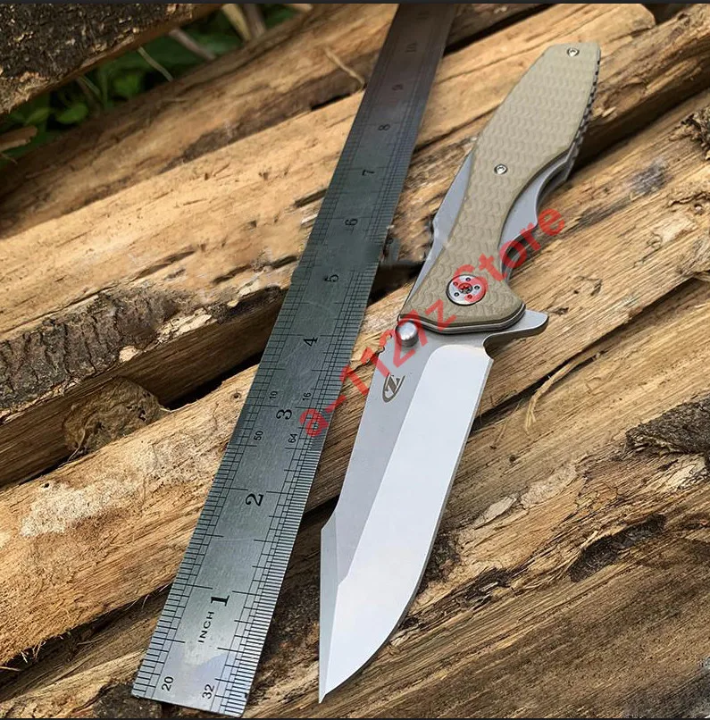 Классический ZT0393 9Cr18MoV шариковый подшипник высокого качества ZT Складной нож для кемпинга охоты Универсальный нож 1 шт
