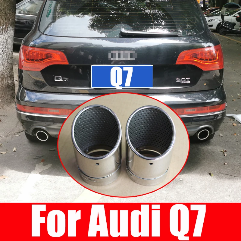 Наконечник глушителя выхлопной трубы из нержавеющей стали для Audi Q7 4LB 2009 2010 2011 2012
