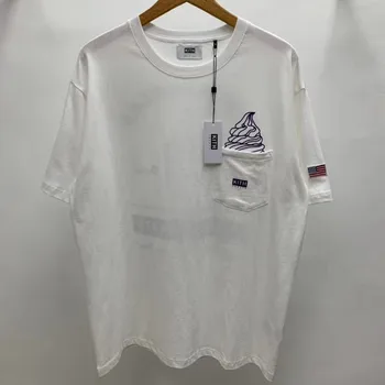 

KITH T Shirt With Pocket ICE CREAM Men Women Original Tag KITH Tshirt