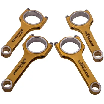 

4PCS 138.5mm Connecting Rods for Peugeot 207 RC 308 1.6T EP6DTS for MINI Cooper S 1.6T EP6DTS / EP6CDTS H Beam rod Conrod
