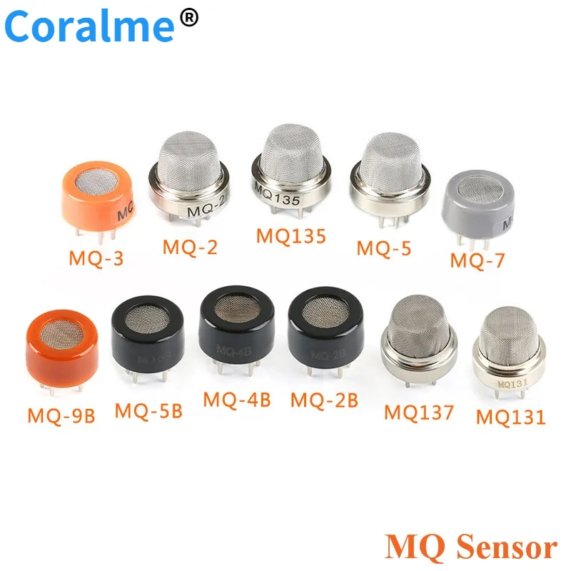 MQ Sensor Gas Sensor MQ135 MQ-2 MQ-3 MQ-5 MQ-7 MQ-9 MQ-4 MQ137 MQ131 Detecting CO CO2 Smoke Methane Liquefied MQ Series DIY Kit