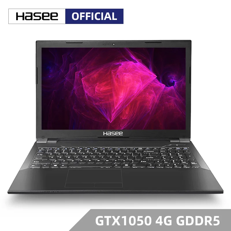 Ноутбук hasee K670D G4E7 для игр (Intel 9Gen G5420 + GTX1050 /8G ram/256G SSD/15,6