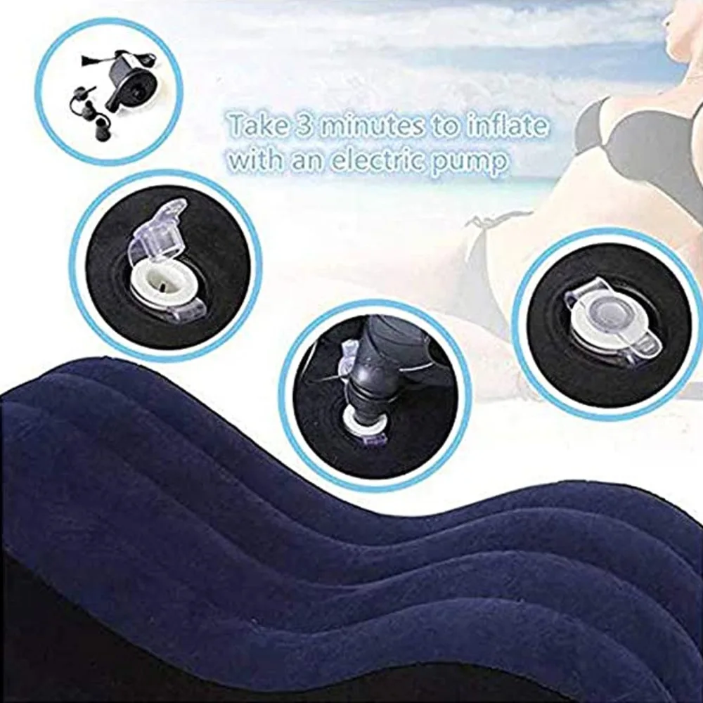 SM Inflatable Sex Sofa Bed Sexual Position Pad Adult Toys Sex Furniture for Couples Fun Cushions Pilow Chair Erotic Wedge Pillow