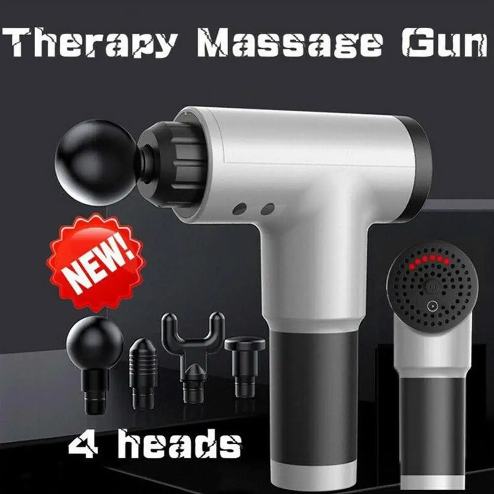 3200r min Electric Muscle Massager Therapy Fascia massage gun Deep Vibration Muscle Relaxation Fitness Equipment With 1 3200r min Electric Muscle Massager Therapy Fascia massage gun Deep Vibration Muscle Relaxation Fitness Equipment With 2