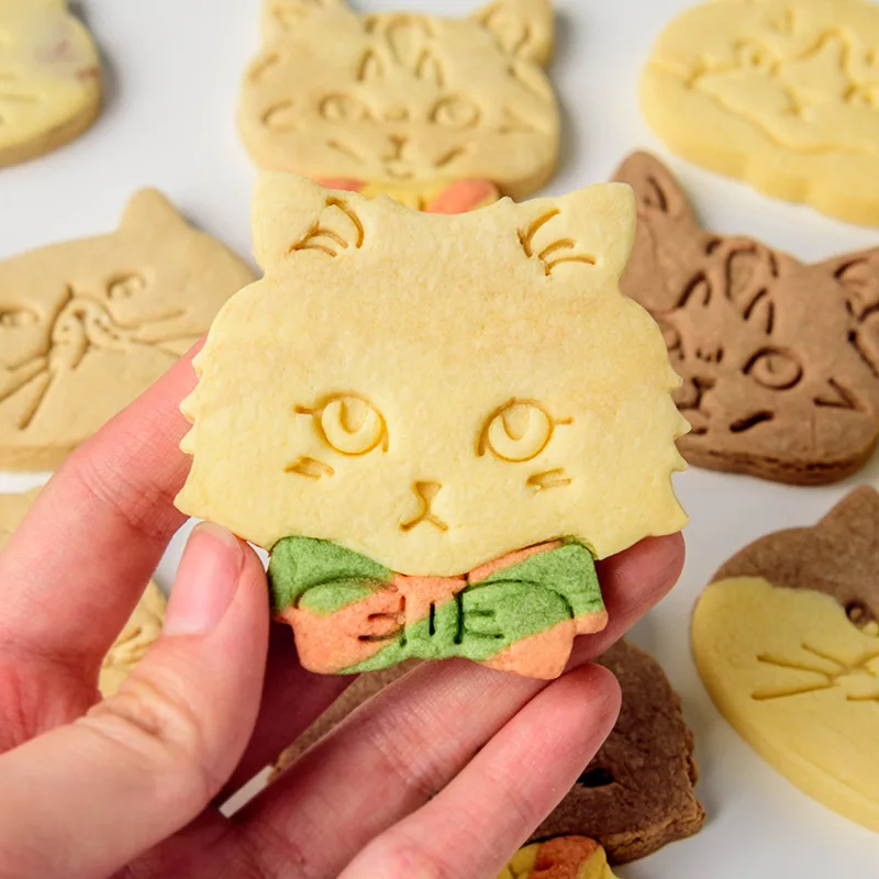 Cartoon Cat Puppy Cookie Cutter Fondant Sugar Crafts Biscuit Mold 3D Rabbit Small Animal Pastry Bakery Accessories Baking Tools |