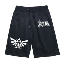 Мужские Женские Легенда о Зельде Короткие штаны для бега фитнес до колена брюки звено повседневные спортивные дышащие и карманы