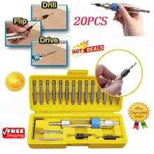 20 шт. бурильные долото для замены полупроводникового сверла с поворотной головкой, набор инструментов для ремонта вождения