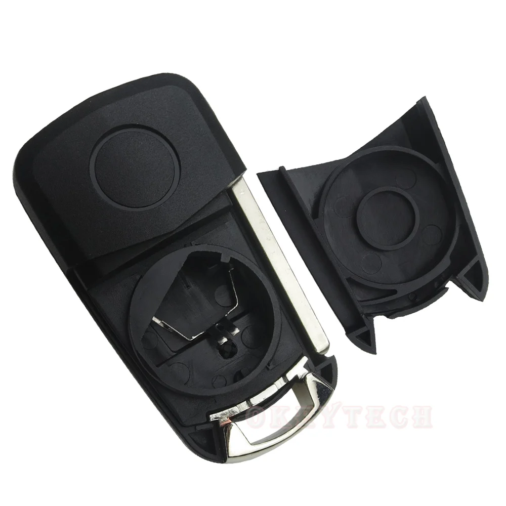 OkeyTech 2, 3 кнопки, откидной складной чехол для ключей автомобиля, чехол для Vauxhall Opel Corsa Vectra Astra j g h, аксессуары, необработанное лезвие
