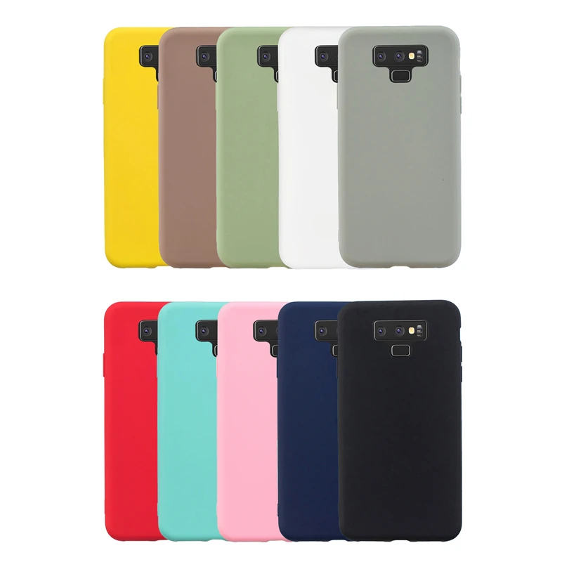 

Note9 Ultra Thin Matte Case For Samsung Galaxy Note 9 SM-N960F/DS Silicone Soft TPU Cases Protective Back Covers