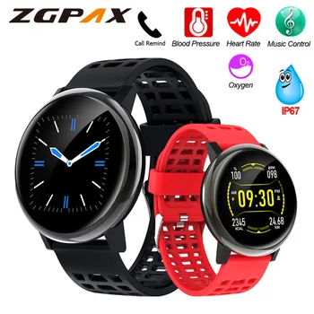 

Smart Watch Waterproof Bluetooth Music Weather Forcast Smartwatch Fitness Tracker Heart Rate Monitor Multi-sport Modes Watch
