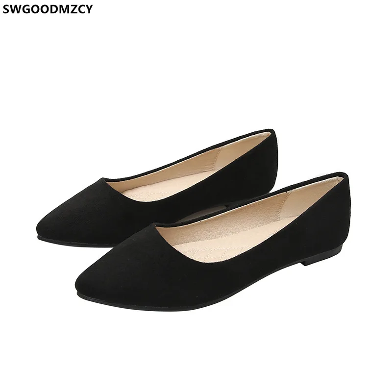 

Туфли-Лоферы женские с острым носком, офисная обувь на плоской подошве, роскошные брендовые топ-сайдеры, черные, 2024