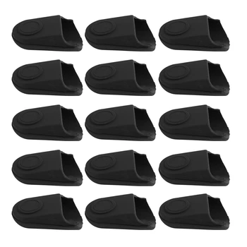 

15Pcs Rubber Mouthpiece Cap Clip Ligature Protect Delicate Tip for Flute Clarinet Saxophone Sax Parts Accessories