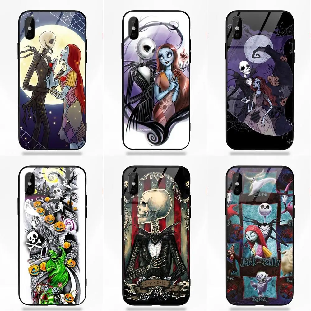 Джек и Салли кошмар перед Рождеством для Apple iPhone 5 5C 5S SE 6 6S 7 8 Plus X XS Max XR | Мобильные