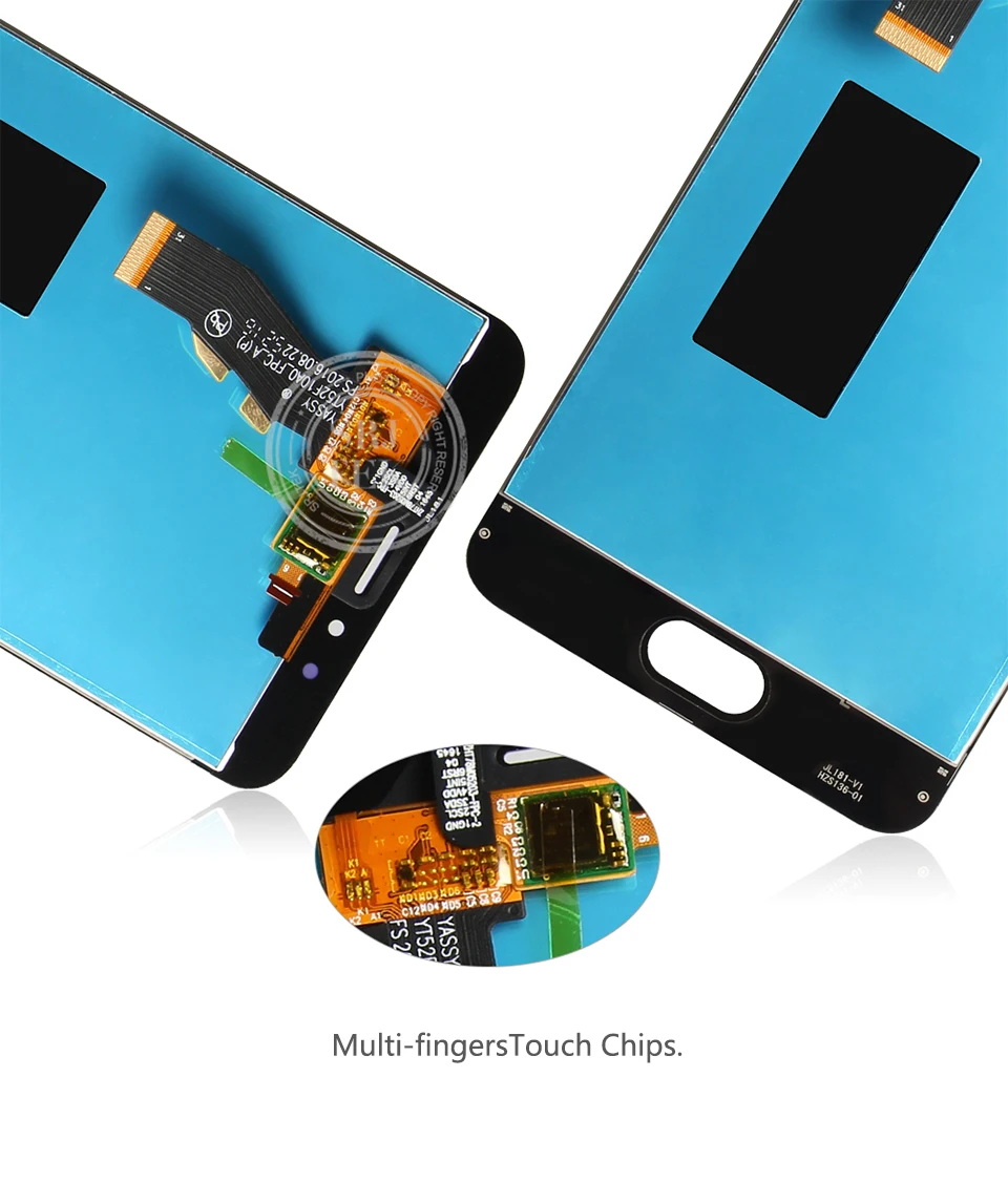 Протестированный 5,2 дюймов 1280x720 для Meizu M5S Meilan 5S ЖК-дисплей кодирующий преобразователь сенсорного экрана в сборе запасные части M612H M612M
