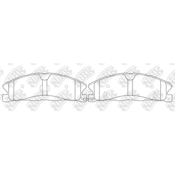 

Brake disc pads front. Ford Explorer 2005-nibk art. pn0623