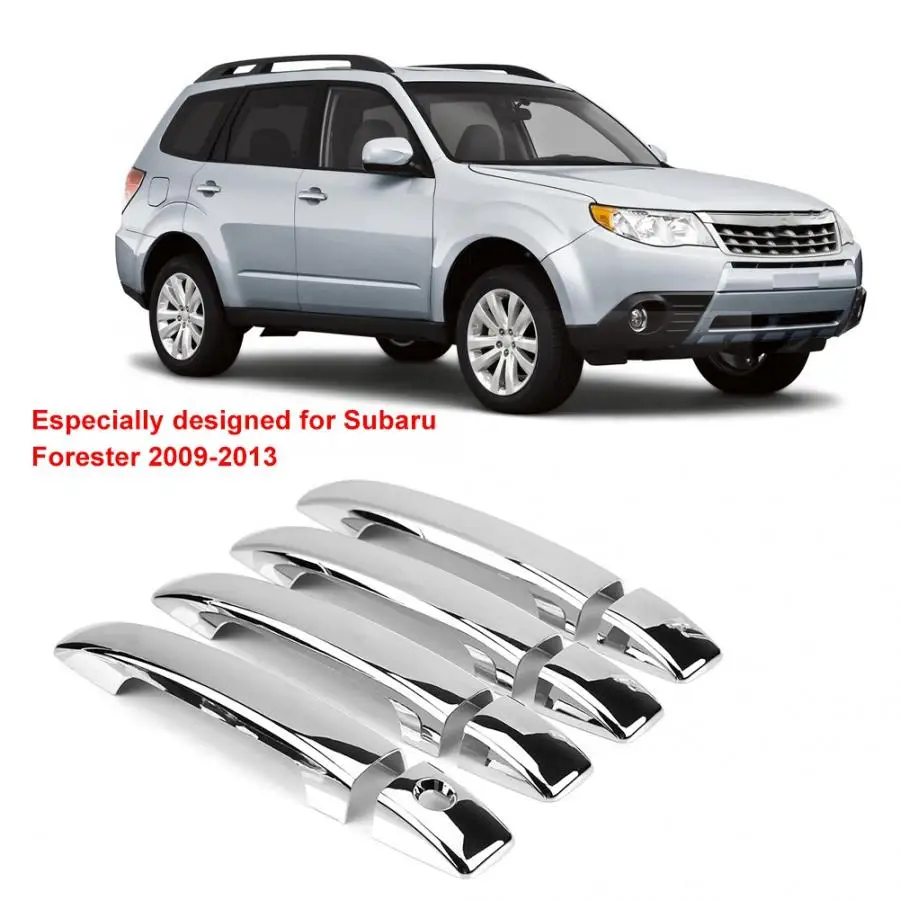 Крышка ручки двери автомобиля отделка для Subaru Forester 2009 2010 2011 2012 2013 хромированная