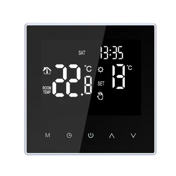 

Digital Temperature Controller Thermostat Smart Weekly Circulation Programmable Electric Underfloor Heating Large LCD Screen 16A