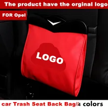 Led Dual-use Storage Bag Car Vehicle Trash Rubbish Bin For Opel Insignia Astra Corsa Mokka Zafira Vectra Meriva