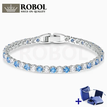 

Original SWA Bracelet with Original Engraved ENNIS DLX 125th Anniversary Bracelet Box Set Woman Jewelry Gift Free Shipping
