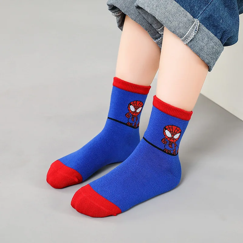 Kids socks 5Pairs =10pc baby boys girls winter autumn short cotton breathable cartoon warm floor