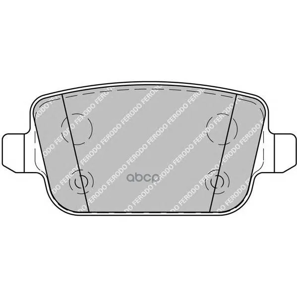 Колодки Тормозные Ford Galaxy/Mondeo/S-Max/Volvo S80/Xc70/Freelander 06- Задние Ferodo Fdb1917 Ferodo арт. FDB1917