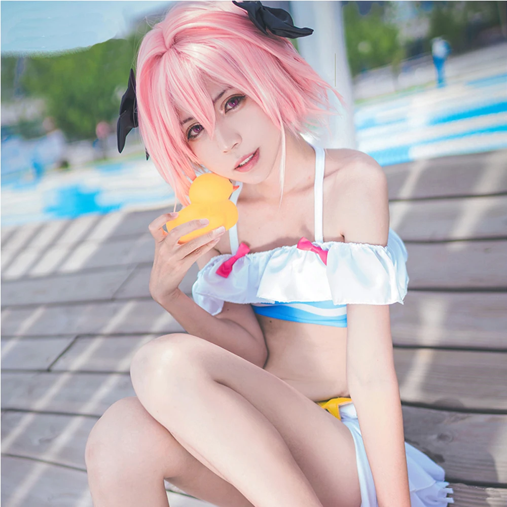 Anime_Game_Fate_Extella_Astolfo_swimsuit_swimwear_Cosplay_FGO_astolfo_cosplay_costumes_crop_top_skir (3)