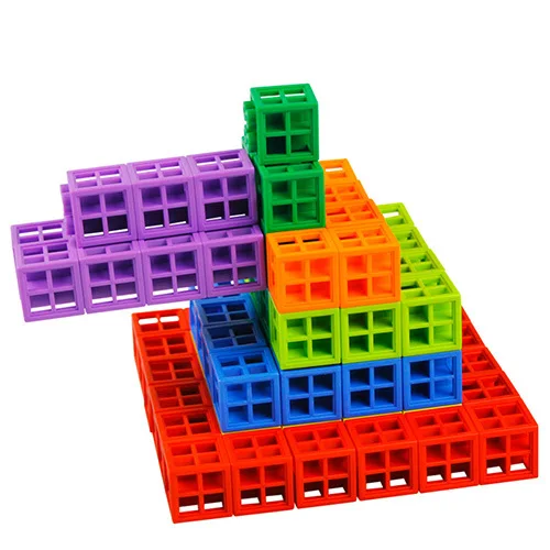 

BWON Chin Plastic Fight Inserted Assembling Children'S Educational Early Childhood Desktop Building Blocks Toy 3-Year-Old Or abo