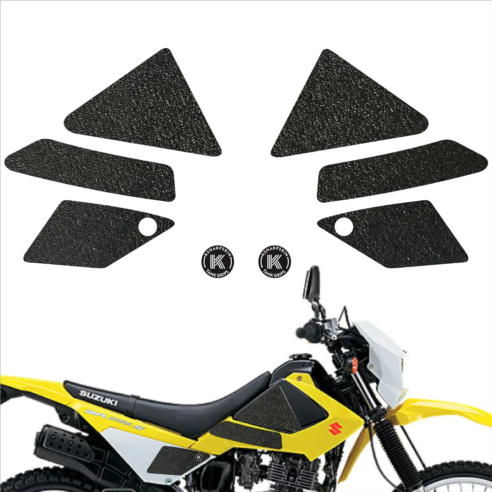 For Universal Motorcycle Non-slip Sticker Grips Protector Decal Gas Knee Grip Tank Traction Pad SUZUKI 15-18 DR 200S | Автомобили и