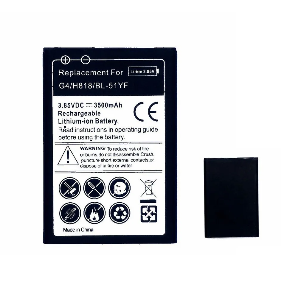 Аккумулятор для телефона LG G4 H818 H815 H810 VS999 F500 H819 F500S F500K H811 V32 G Stylo H81|Аккумуляторы