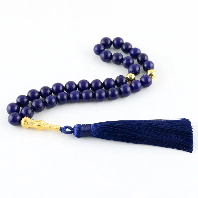 n a Original Lapis Lazuli Blue Beads Stones Islamic Rosary Muslim Rosary Tasbih Jewelry Rosary Misbaha Gift