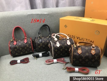 

Luxury Louis Vuitton LV- Leather Handbags Women Bags Designer Brand Women's Shoulder Bags Large Capacity Ladies Hand Bags L104
