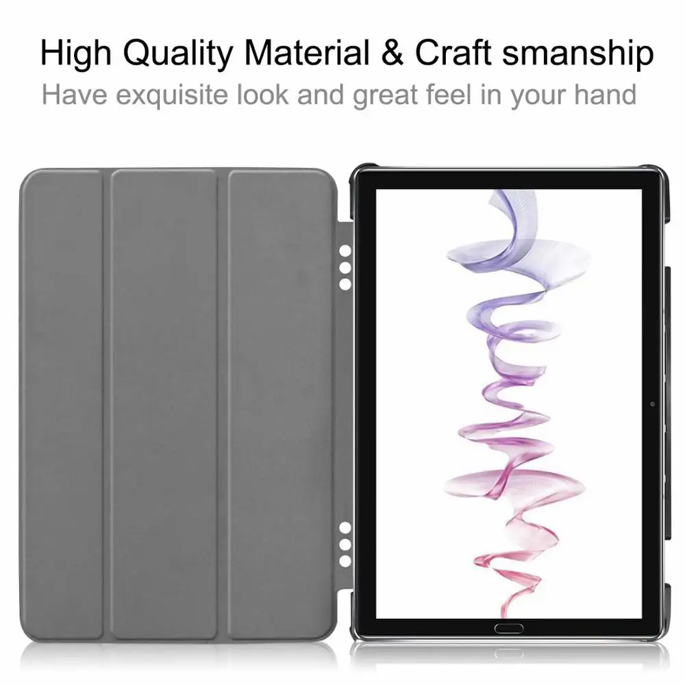 Кожаный защитный чехол для планшета huawei Mediapad M6 10,8 чехол для huawei M6 10," PRO SCM-AL09/W09 Тонкий чехол+ подарок