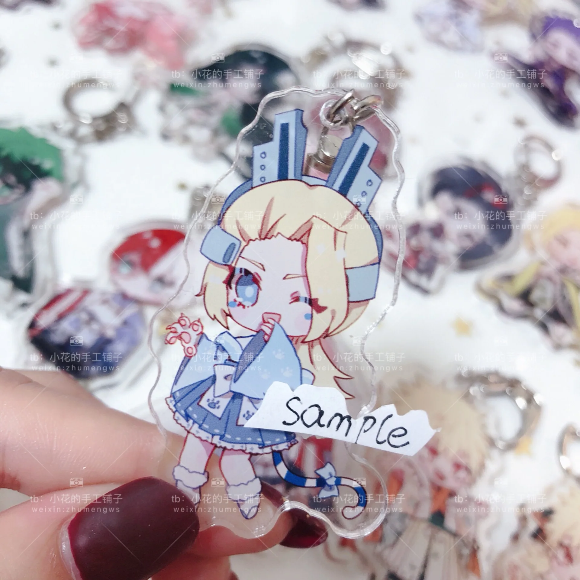 Аниме My Hero Academy All Might ластик голова Ashido Mina фигурка Косплей акриловый брелок кольцо для ключей подарки