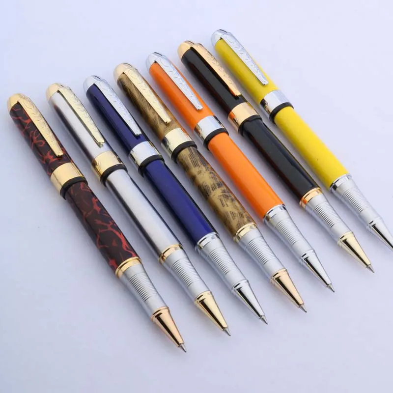 Офисная школа JINHAO 250 новая синяя серебристая металлическая шариковая ручка |