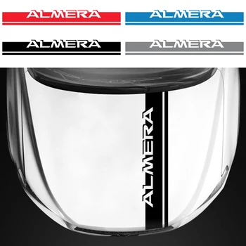 

Auto Body Stickers For Nissan ALMERA Car Hood Bonnet Stripes Sticker Sports Stripes Vinyl Decals Car styling Accessories